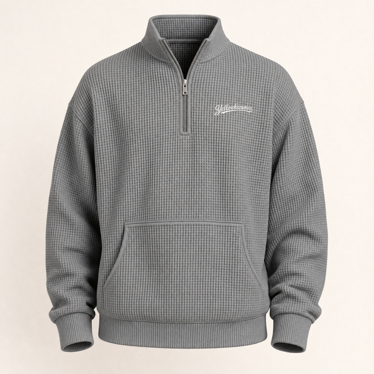 Ash Waffle Q-Zip