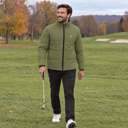 Olive SwingFlex Puffer