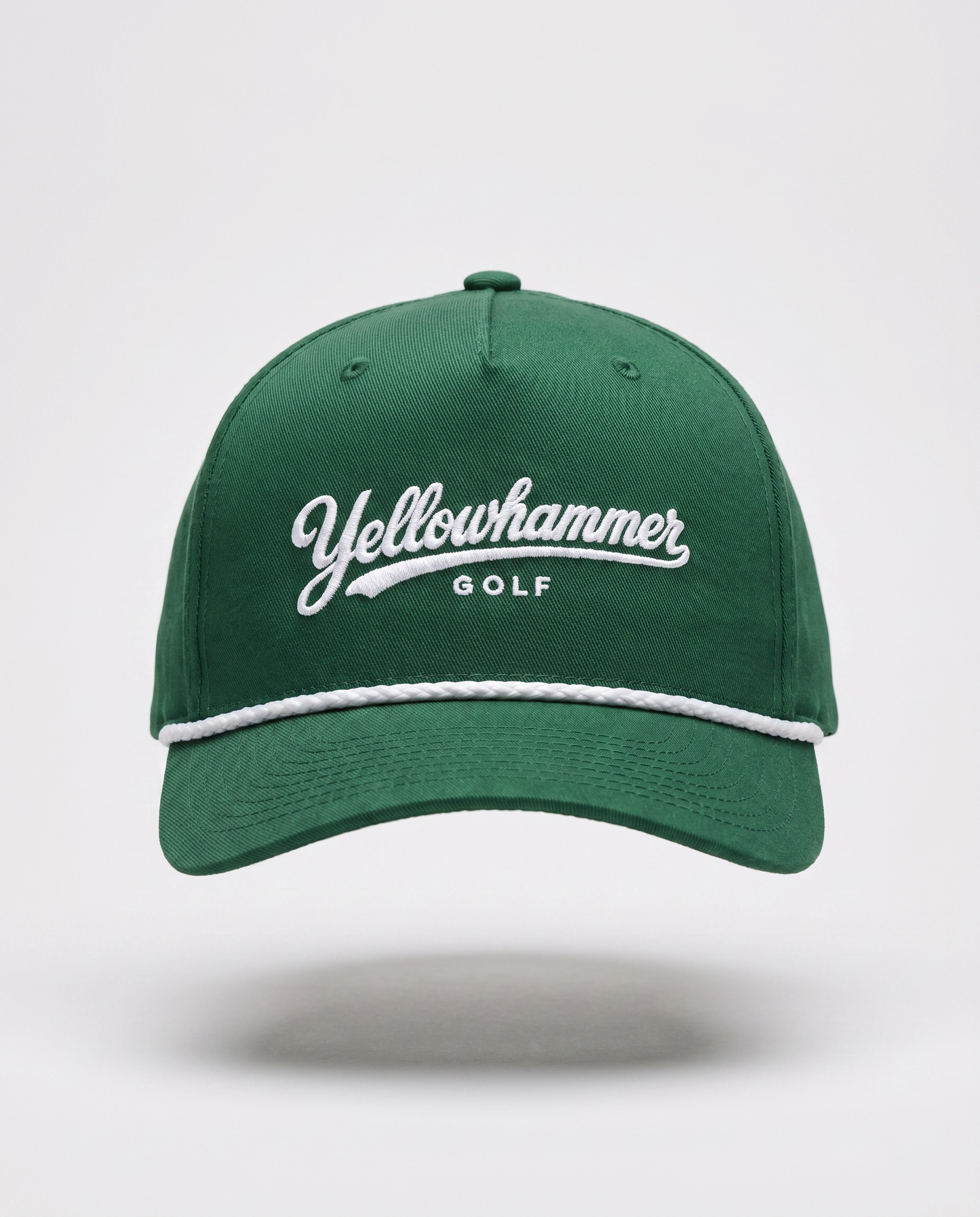Green & White Script
