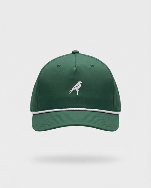 Green & White Bird