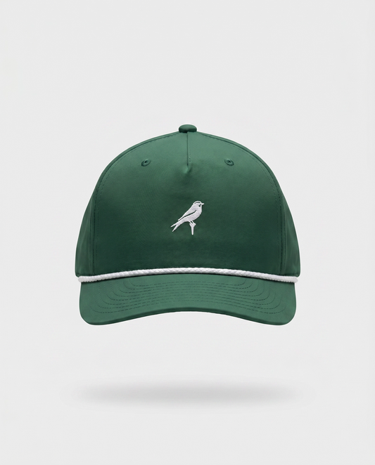 Green & White Bird