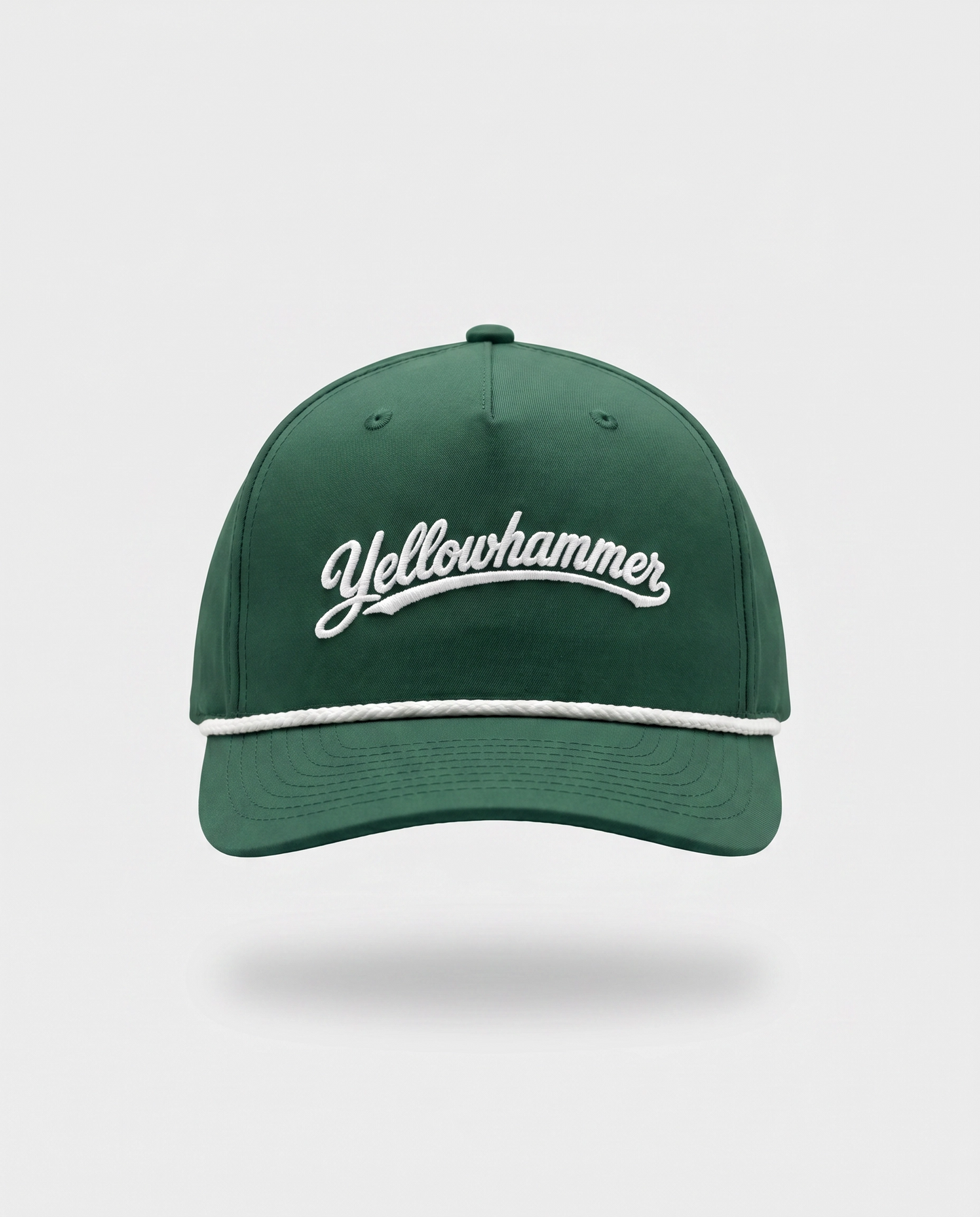 Green & White Script