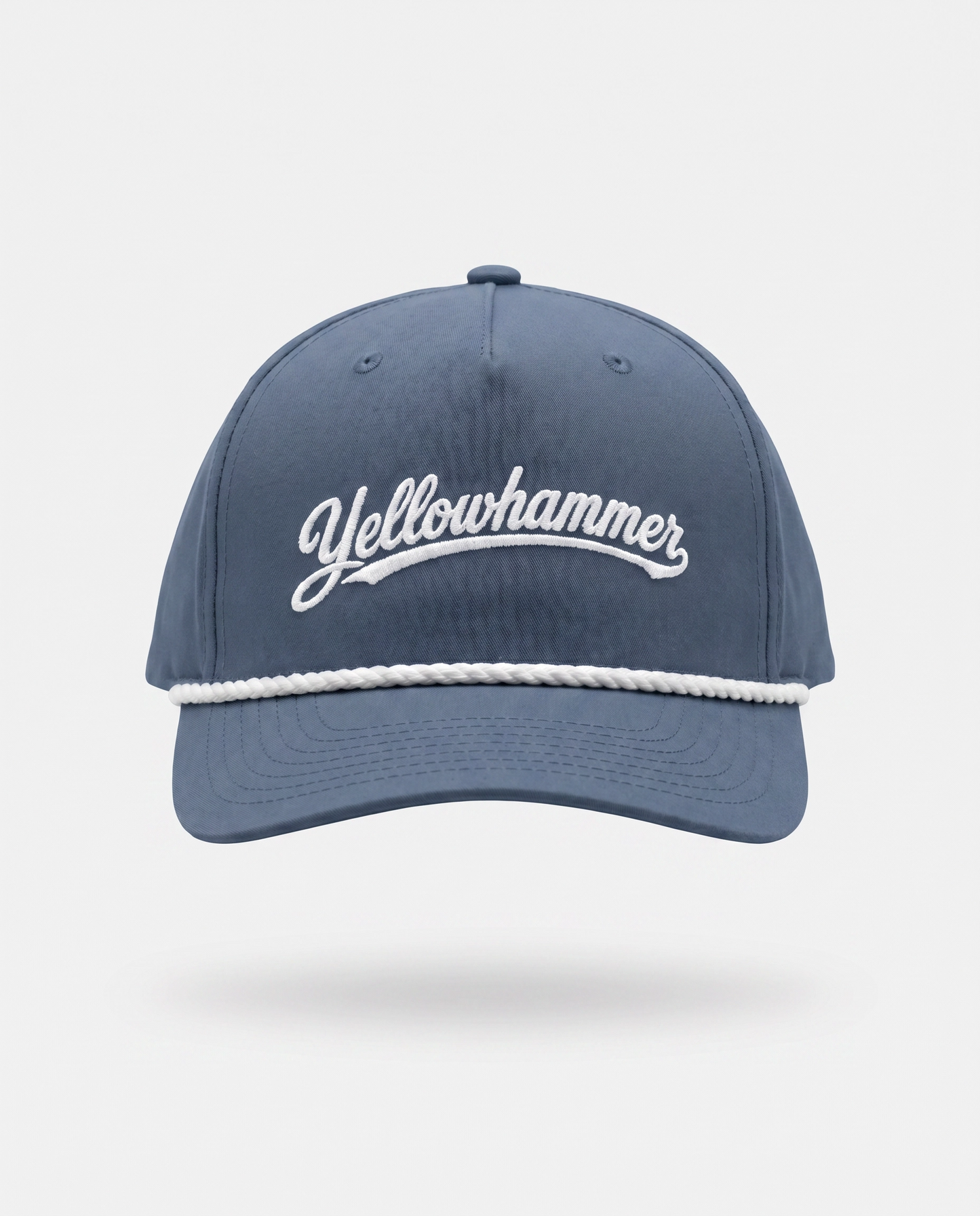 Blue & White Script