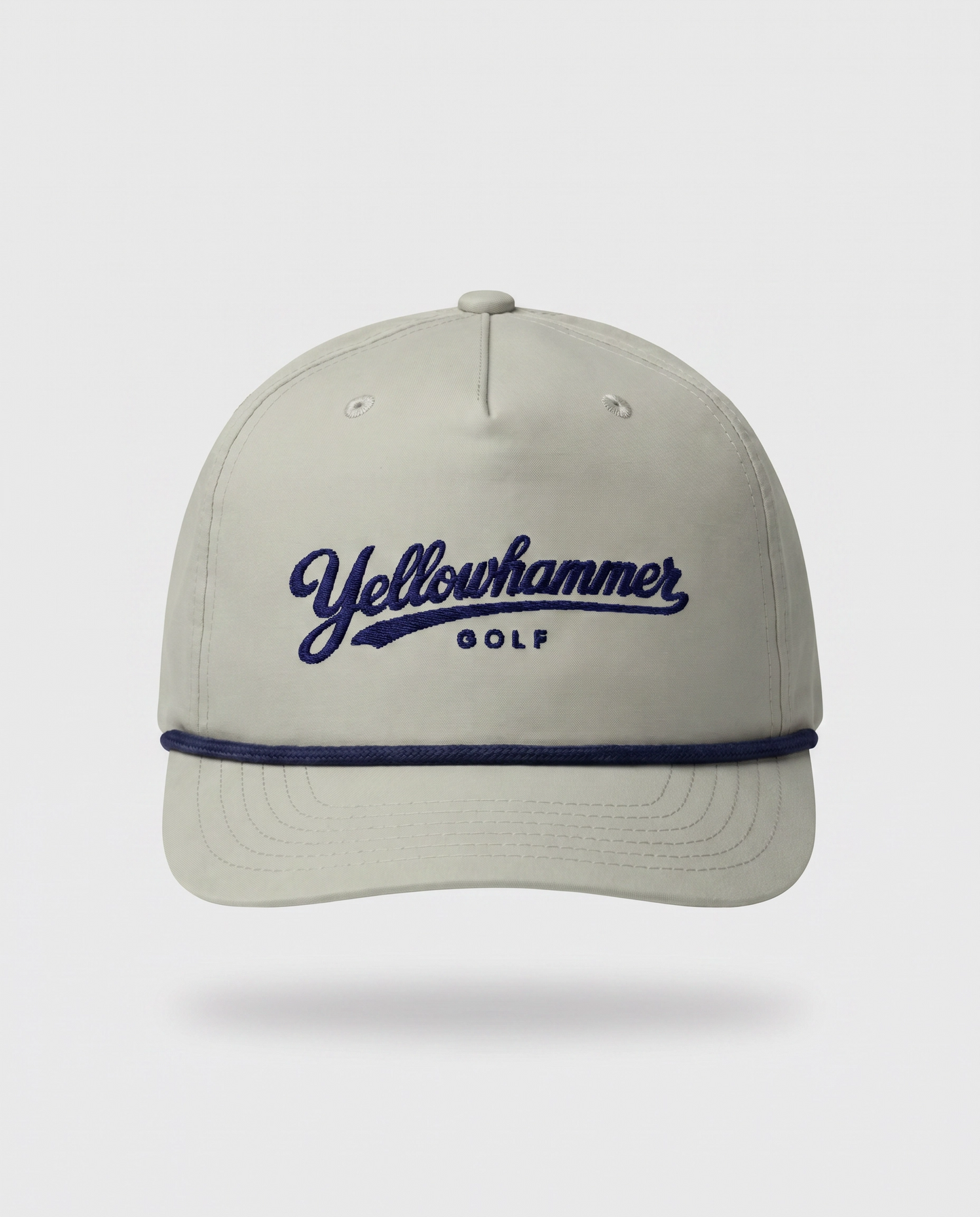 Khaki & Navy Script
