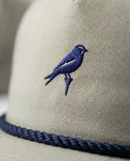 Khaki & Navy Bird