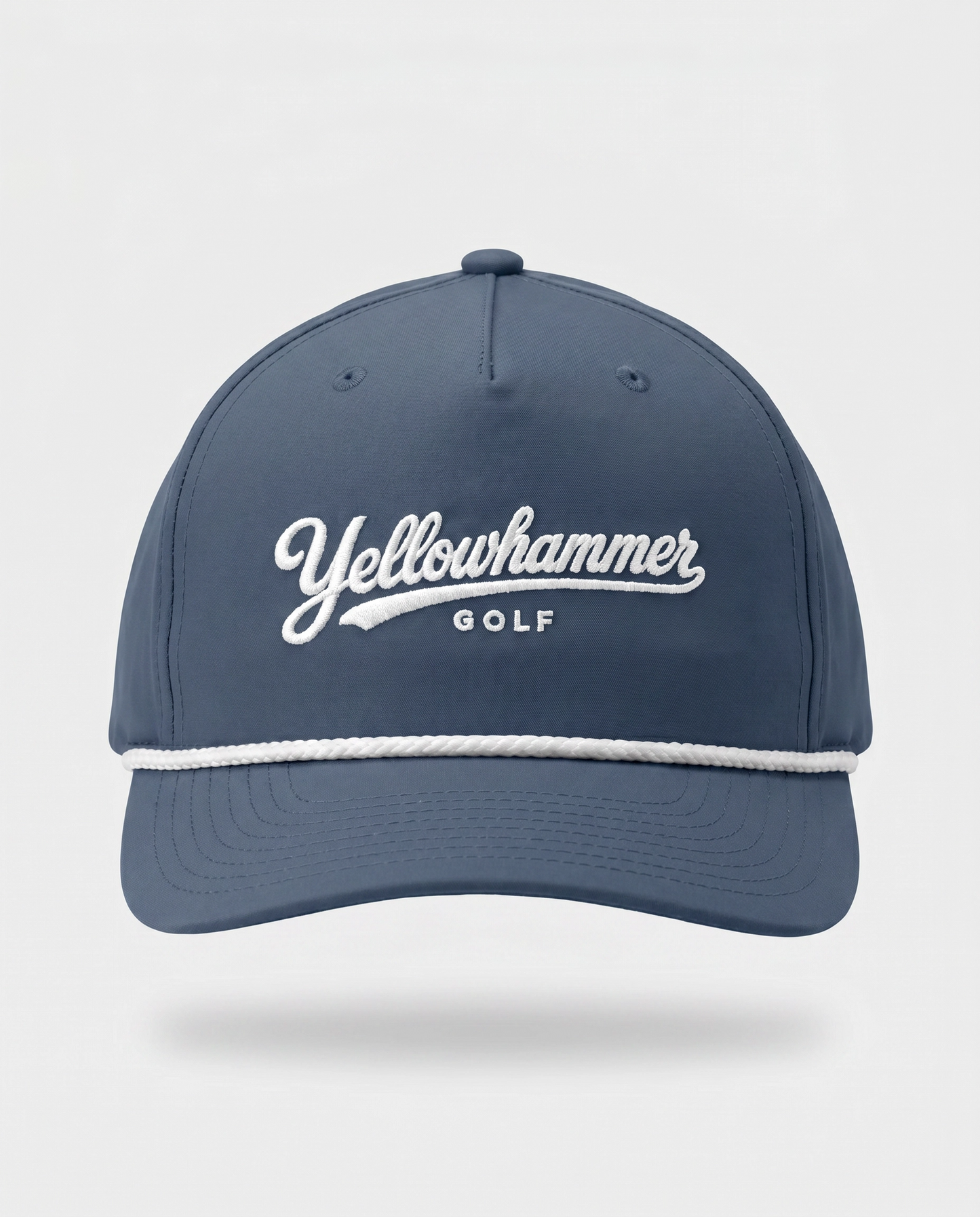 Blue & White Script
