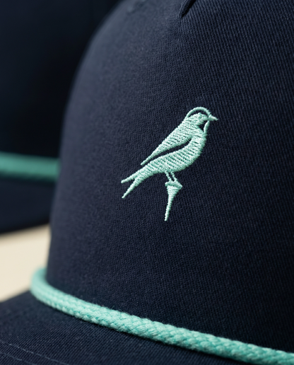 Navy & Mint Bird